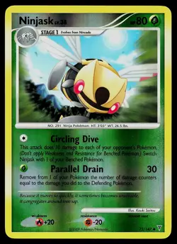 Pokemon Card - Ninjask Supreme Victors 73/147 Uncommon Reverse Holo - Image 1