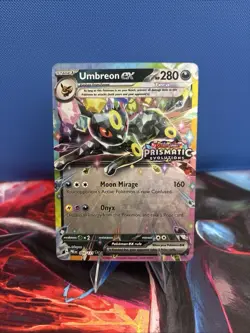 Pokemon Umbreon ex 060/131 Prismatic Evolutions Stamped Surprise Box Promo Card - Image 1