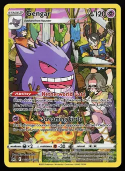 Gengar TG06/TG30 Holo Lost Origin Trainer Gallery Pokemon Card - Image 1
