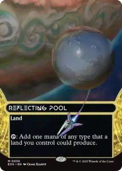 Reflecting Pool (0036) (Borderless) -Foil Near Mint MTG Stellar Sights - Image 1