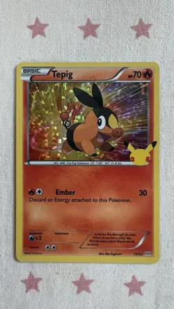 Tepig 013/025 McDonald's 25th Anniversary Holo Pokemon TCG Card - Image 1