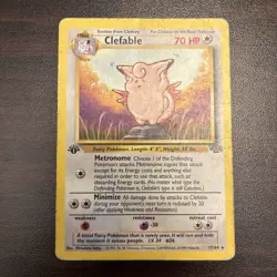 Clefable 17/64 1st Edition Jungle Set Non-Holo Pokemon Card HP - Image 1