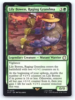 Lily Bowen, Raging Grandma 79 Universes Beyond: Fallout Magic: The Gathering LP - Image 1