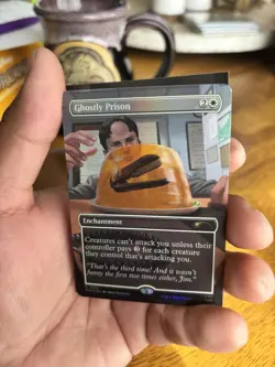 The Office Ghostly Prison MTG Secret Lair Drop Foil - Image 3