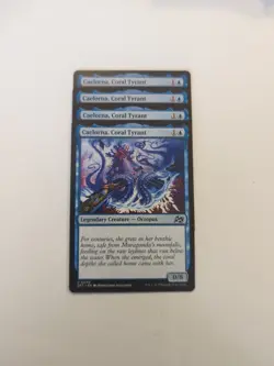 (4) Caelorna, Coral Tyrant *PLAYSET* Aetherdrift Regular NM MTG - Image 1