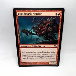 Bloodmark Mentor 83 Uncommon Shadowmoor Magic: The Gathering LP MTG - Image 1