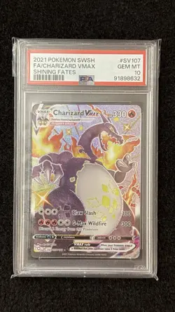 Pokemon Charizard VMAX Shining Fates SV107/SV122 PSA 10 - Image 3