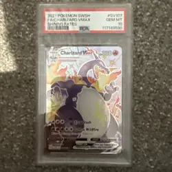 Pokemon TCG Charizard VMAX Shining Fates SV107/SV122 PSA 10 Gem Mint - Image 1