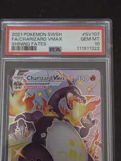 Pokemon TCG Charizard VMAX Shining Fates SV107/SV122 PSA 10 Gem Mint - Image 4
