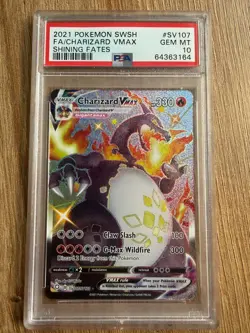 Pokemon TCG - Charizard VMAX SV107/SV122 Shining Fates - Gem Mint PSA 10 - Image 1