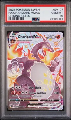 Charizard VMAX SV107/SV122 PSA 10 Gem Mint | Shining Fates 2021 | SSR | Pokemon - Image 1