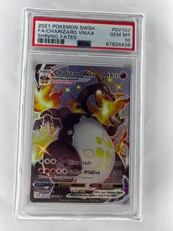 Charizard VMAX SV107/SV122 Shiny - 2021 Shining Fates - Pokemon PSA 10 - Image 1