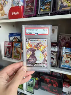 Pokemon TCG Charizard VMAX Shining Fates SV107/SV122 - PSA 10 - Image 1