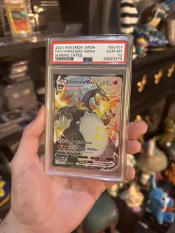 Pokemon Charizard VMAX Shining Fates SV107/SV122 PSA 10 - Image 1