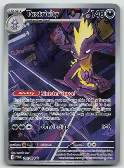 Pokemon Toxtricity 103/094 Phantasmal Flames Illustration Rare Holo NM - Image 1