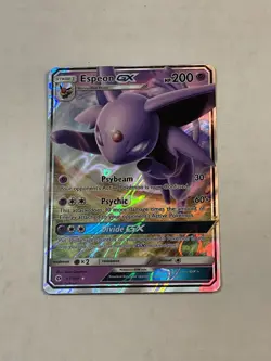 Pokemon TCG Espeon GX 61/149 Sun & Moon Base Set Ultra Rare Holo 2017 LP - Image 3