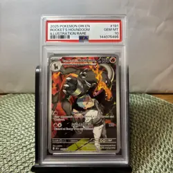 Pokemon TCG Team Rockets Houndoom Card #191/182 Destined Rivals PSA 10 - Image 1