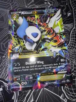 JUMBO/OVERSIZED M ABSOL EX XY63 PROMO POKEMON CARD NM/M - Image 1