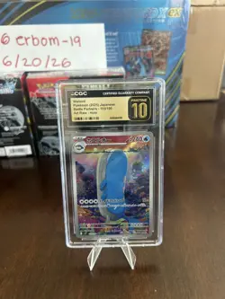 ✨2025 POKEMON BATTLE PARTNERS - ART RARE - HOLO - JPN WAILORD CGC 10 PRISTINE - Image 1