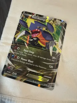 Garchomp EX XY09 Pokemon TCG - Xy Black Star Promo HOLO JUMBO/OVERSIZED NM - Image 1