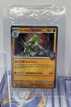 Pokemon - Team Rocket’s Tyranitar - Pokemon Center Stamp Exclusive - Sealed - Image 3
