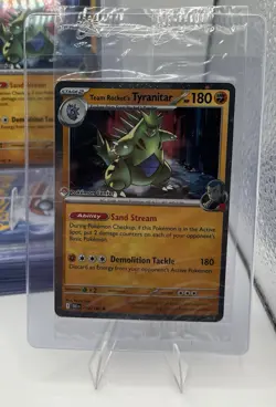 Pokemon - Team Rocket’s Tyranitar - Pokemon Center Stamp Exclusive - Sealed - Image 5