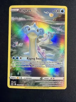 Pokemon TCG Lapras GG05/GG70 Crown Zenith GG Ultra Rare Full Art Holo EN - Image 1