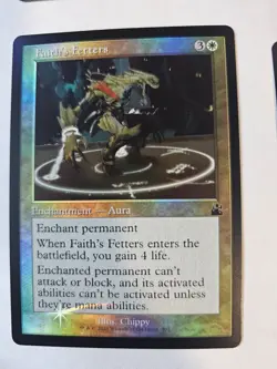 MTG - Faith's Fetters FOIL Retro Frame - Ravnica Remastered - Image 1