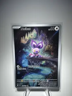 Pokemon TCG Noibat 169/159 Journey Together Illustration Rare (IR) - Image 1