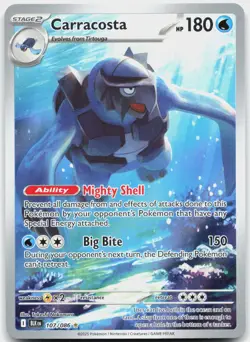 Carracosta 107/086 Holo Illustration Rare Black Bolt Pokemon Near Mint - Image 1