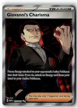 Giovanni's Charisma 197/165 Ultra Rare 151 Pokemon NM b3 - Image 1