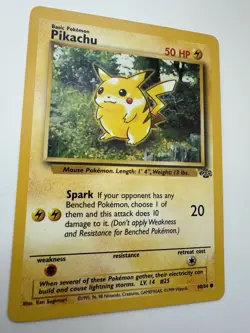 Pikachu 60/64 Jungle Pokemon Unlimited LP Common - Image 2