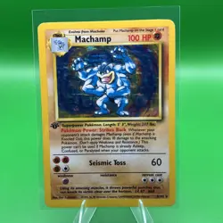 Machamp - 1st Edition Holo - 8/102 Base Set - Pokemon TCG - 1999 - Image 1