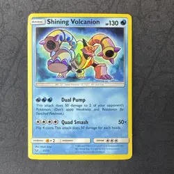 Shining Volcanion 27/73 Shining Legends Holo Sun & Moon Pokemon MJ - Image 1