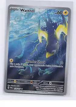 Wattrel 178/167 Illustration Rare Twilight Masquerade Pokemon Near Mint - Image 1