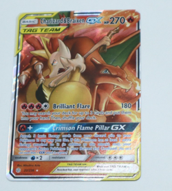 Pokemon TCG Charizard & Braixen Tag Team GX Cosmic Eclipse 22/236 Holo Ultra - Image 2