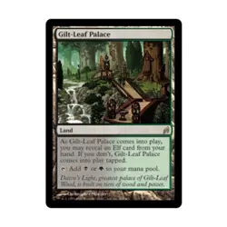WOTC MtG Lorwyn Gilt-Leaf Palace (R) EX - Image 1