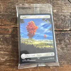 NON Foil Final Fantasy MTG Full Art Basic Land Complete Set Sealed Pack - Image 1