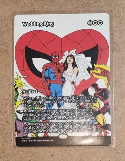 MtG Spider-Man, Wedding Ring, Borderless M/NM #0007 - Image 1