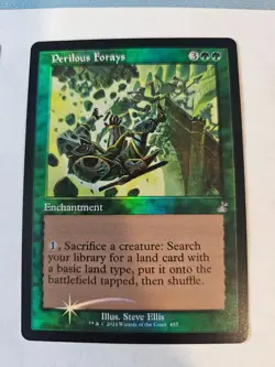 MTG -Perilous Forays FOIL Retro Frame - Ravnica Remastered - Image 1