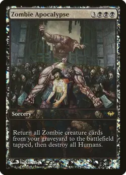 🧙Zombie Apocalypse 80 Foil Dark Ascension Promo MTG - Image 1