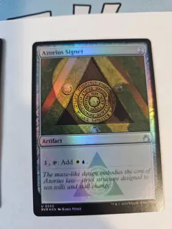 MTG -Azorious Signet FOIL- Ravnica Remastered - Image 1
