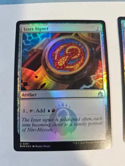 MTG -Izzet Signet FOIL- Ravnica Remastered - Image 1