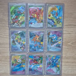 First Partner Illustration Collection Series 1 Full Set of 9 Pokemon TCG - Image 1
