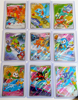 Pokemon TCG First Partner Illustration Collection Kanto Series 1 Full Set of 9 - Image 1