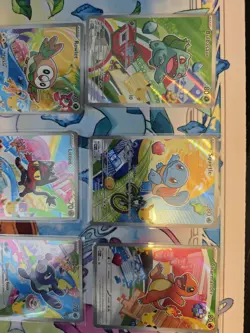 Pokemon TCG First Partner Illustration Collection Kanto Series 1 Full Set of 9 - Image 2