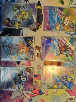 Pokemon TCG First Partner Illustration Collection Kanto Series 1 Full Set of 9 - Image 3