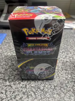 Pokemon TCG Phantasmal Flames Half Booster Box Factory Sealed 18 Packs - Image 1