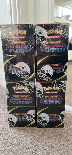 Pokemon TCG Phantasmal Flames Half Booster Box Factory Sealed 18 Packs - Image 3