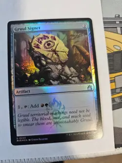 MTG - Gruul Signet FOIL- Ravnica Remastered - Image 1